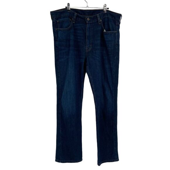Levi’s Mens 514 Straight Leg Jeans Dark Wash 36X30 - Picture 1 of 9